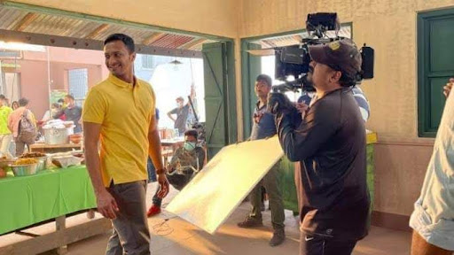 Shakib is busy shooting in the middle of the India-Bangladesh series Shakib is busy shooting in the middle of the India-Bangladesh series